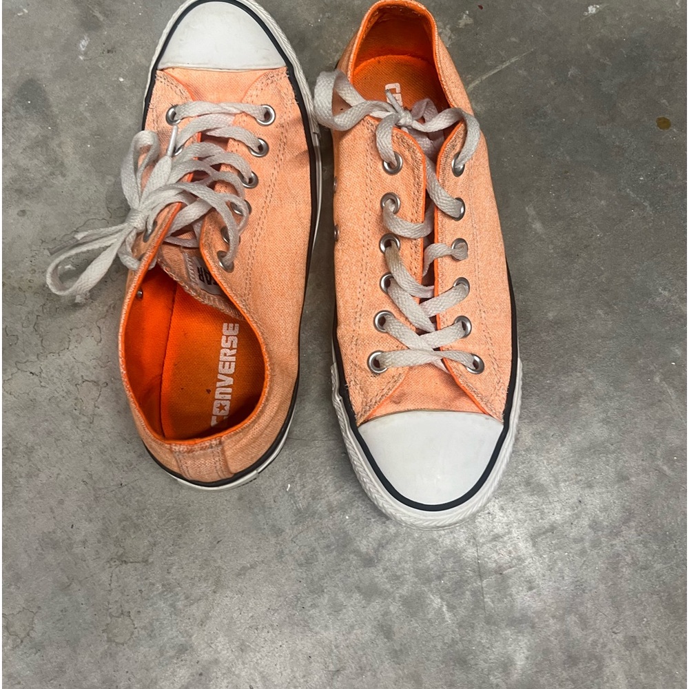 Orange converse